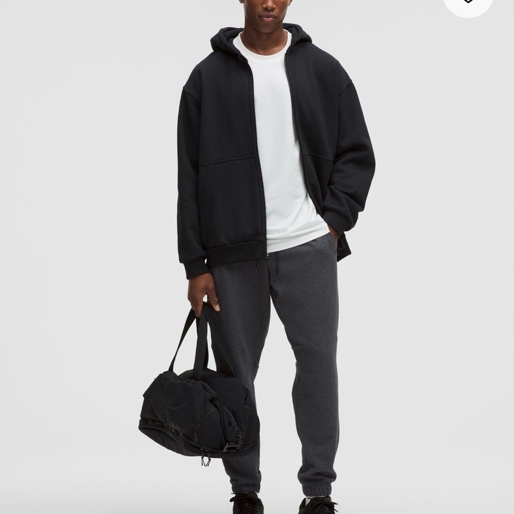 NWT Men's lululemon textured double knit cotton jogger L